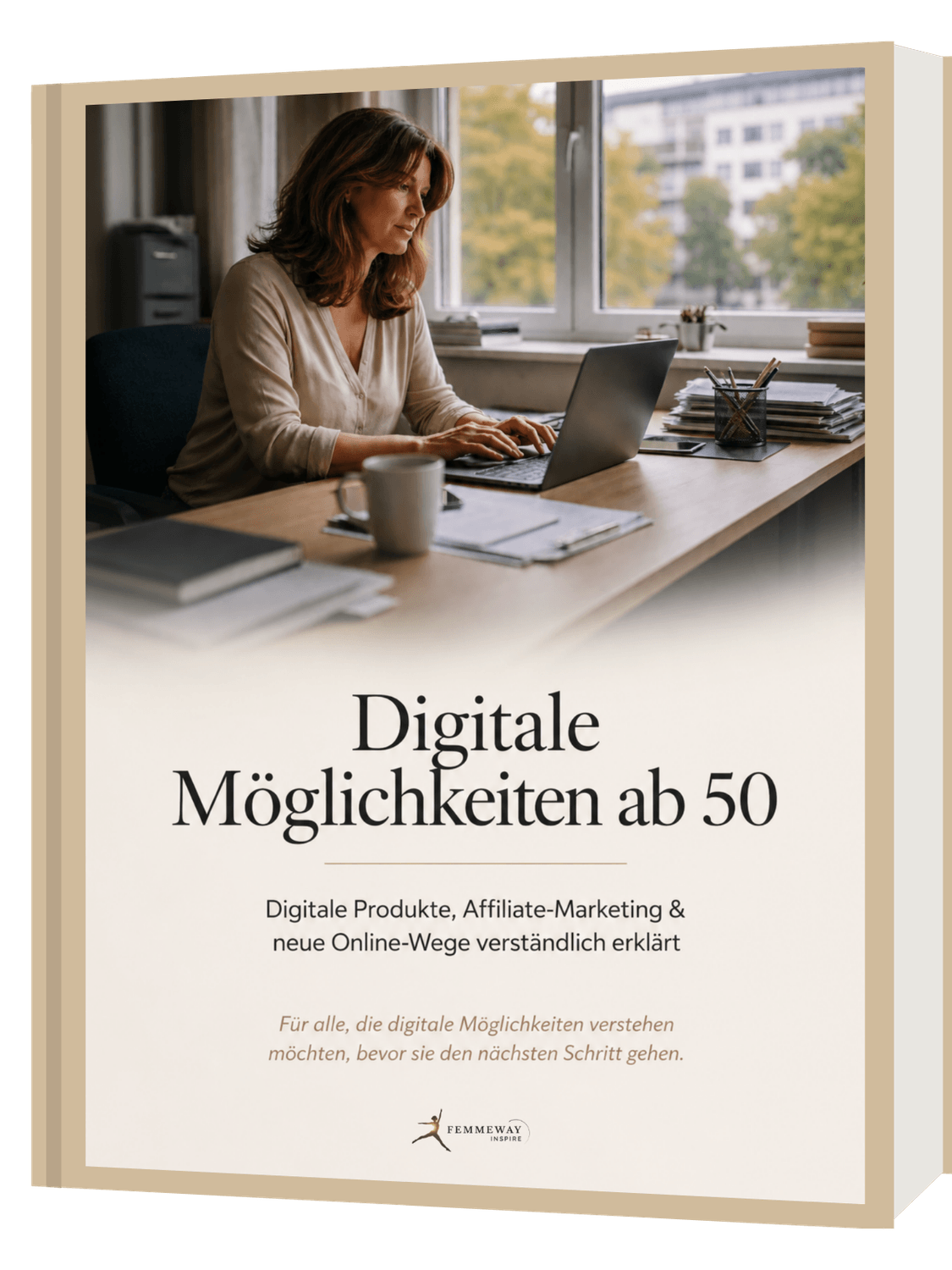 Digitaler Guide „Was jetzt? Dein nächster Schritt ab 50“ für Frauen ab 50, die nach einer Bestandsaufnahme festlegen möchten, womit sie konkret anfangen.