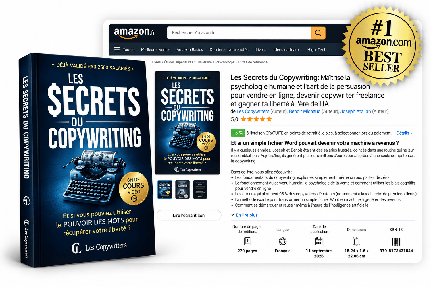 Le livre Les Secrets du Copywriting