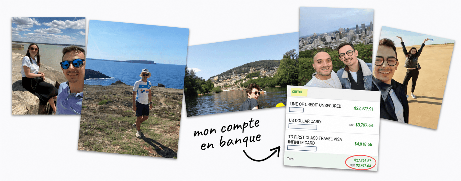 Souvenirs de voyage et virements