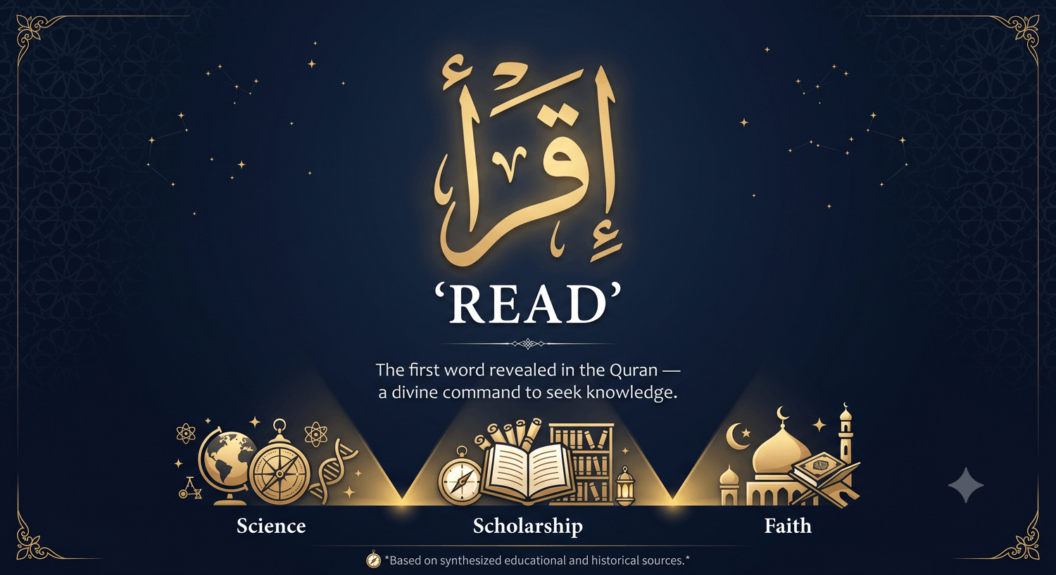 Islam and Science Infographic