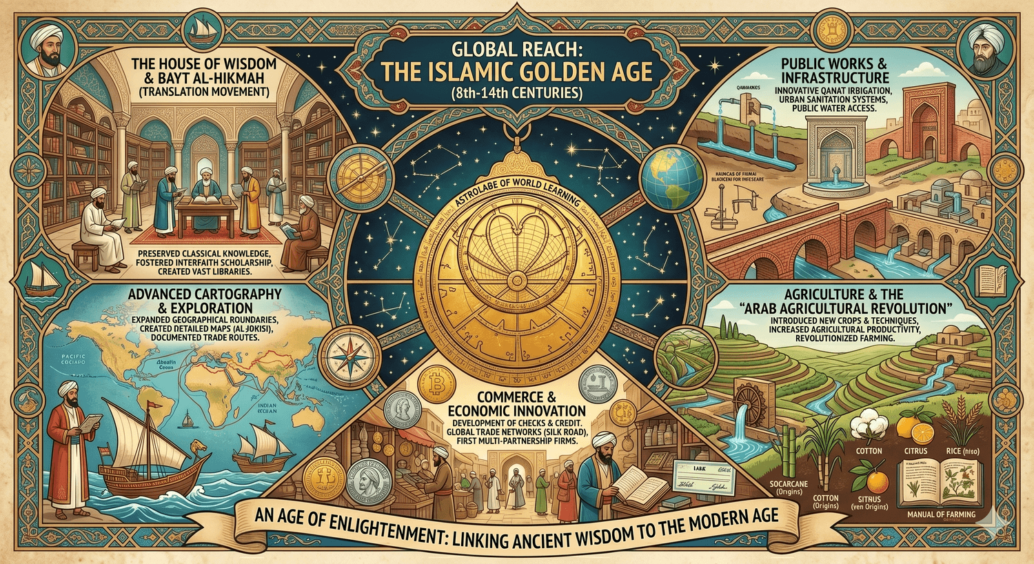 Islamic Golden Age diagram