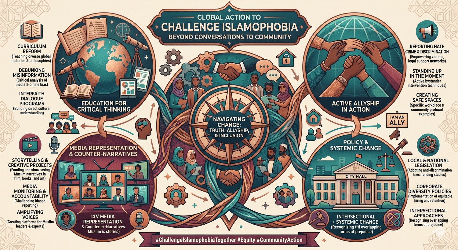 How to Challenge Islamophobia chart