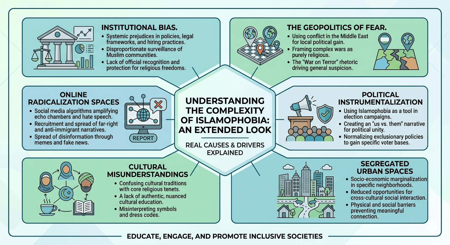 why does islamophobia exist diagram