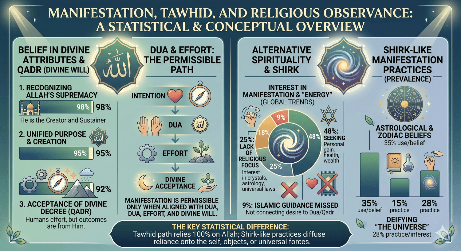Tawhid vs. Shirk Infographic