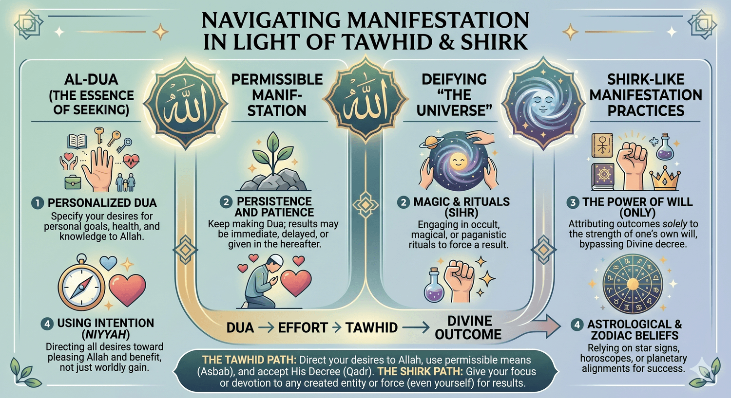 Tawhid vs. Shirk diagram
