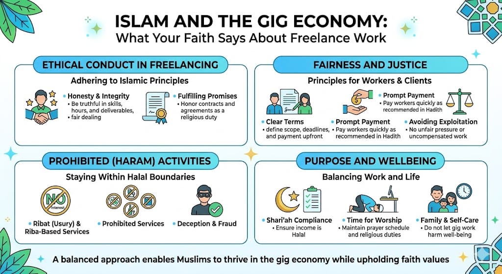 Islam and the Gig Economy diagram