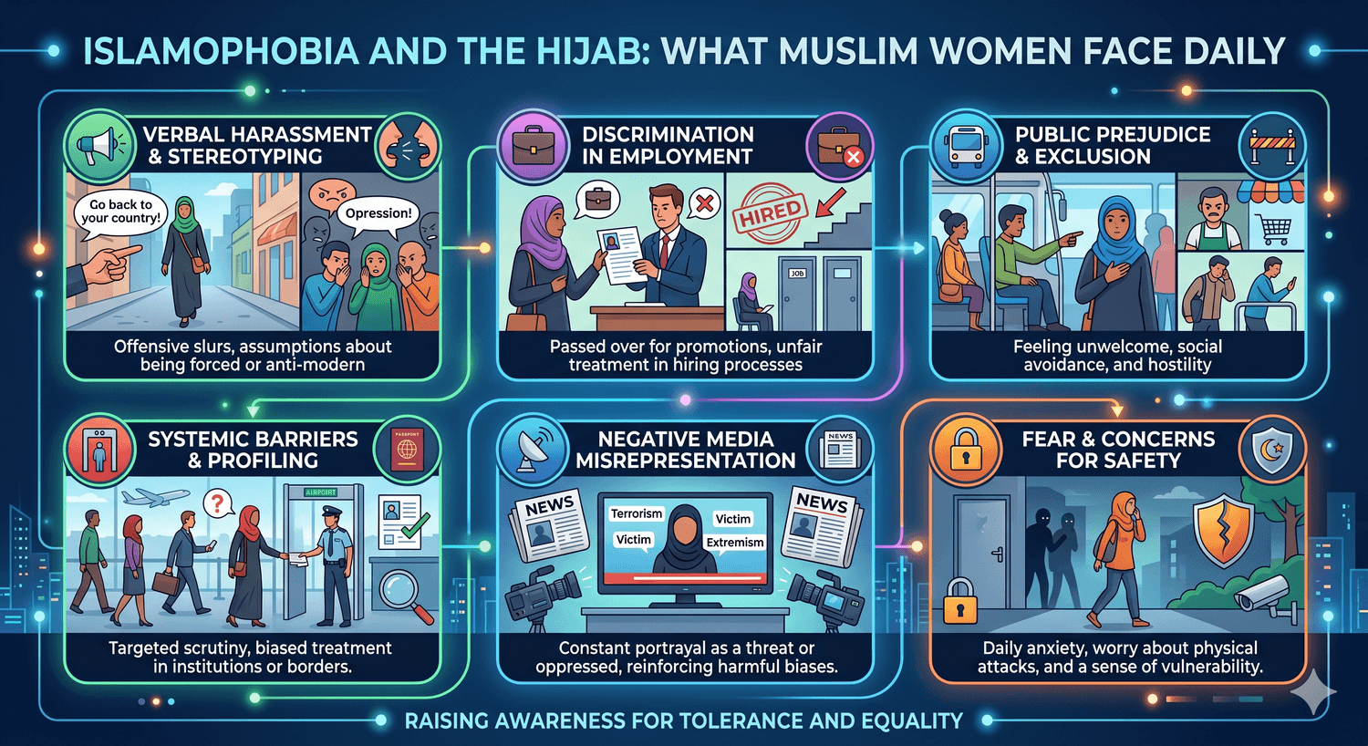 Islamophobia and the Hijab chart