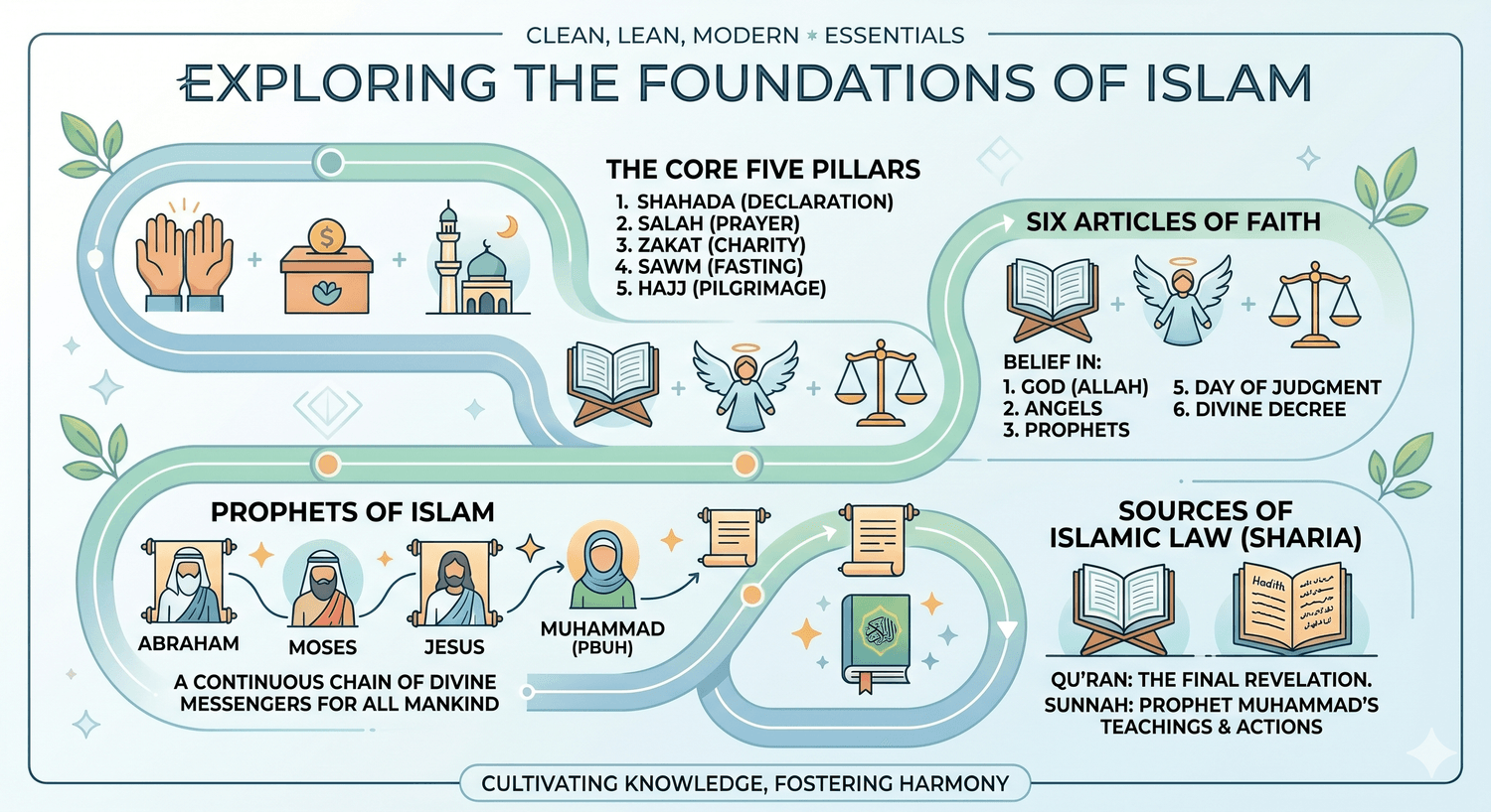 Common Misconceptions About Islam Infographic