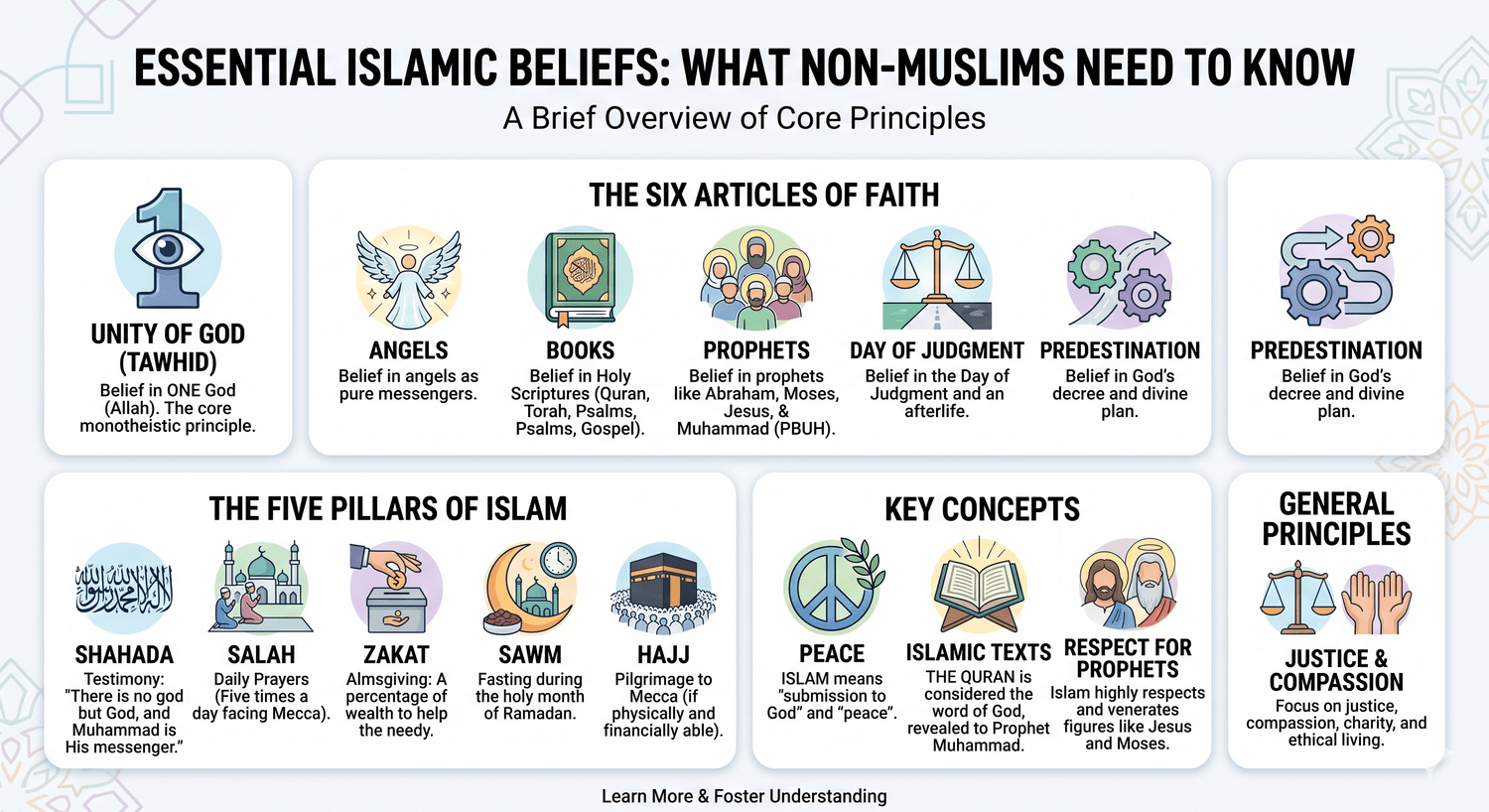 Non-Muslims Need to Know chart