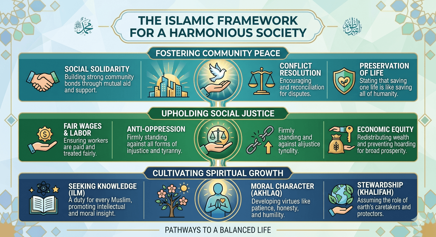 How Islam Promotes Peace chart