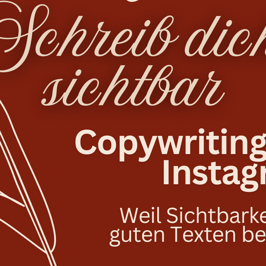 Schreib dich sichtbar