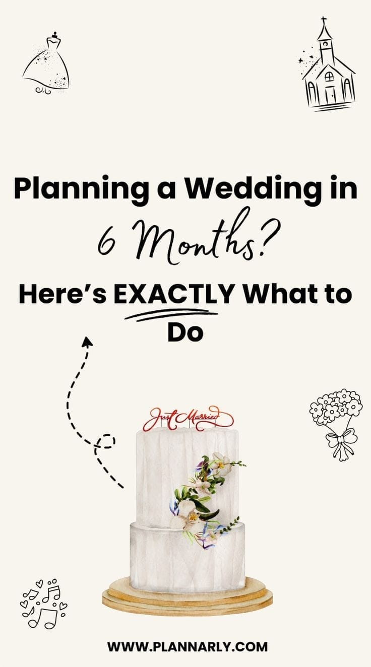 Wedding Planning in 6 Months — Here's the Exact Timeline