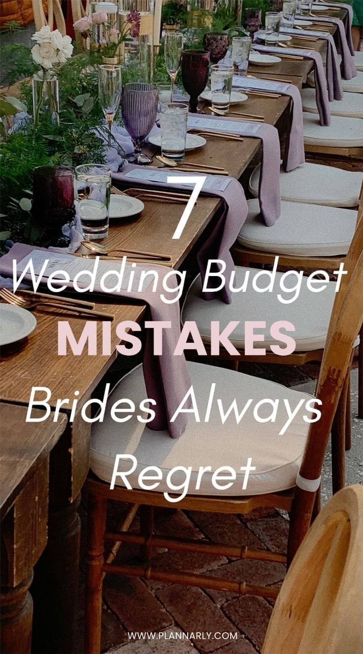 Wedding Budget Mistakes