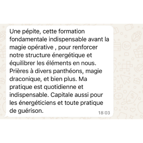 Témoignage initié
