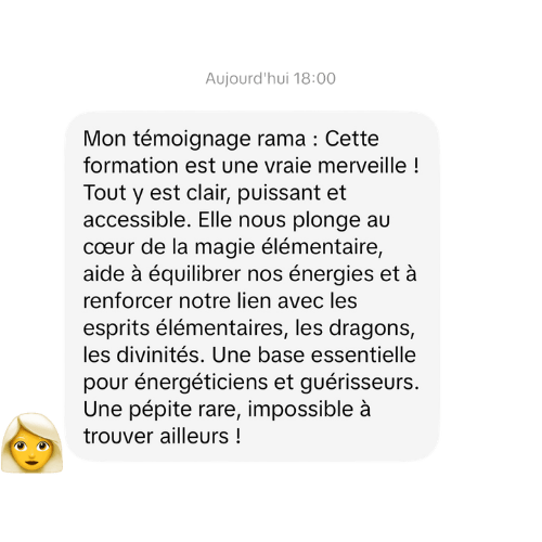 Témoignage initié