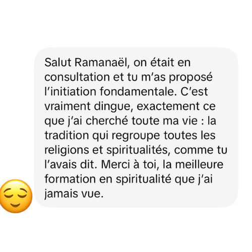 Témoignage initié