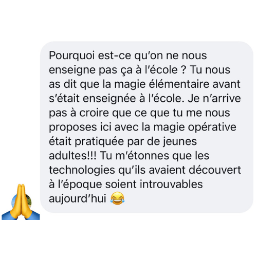 Témoignage initié