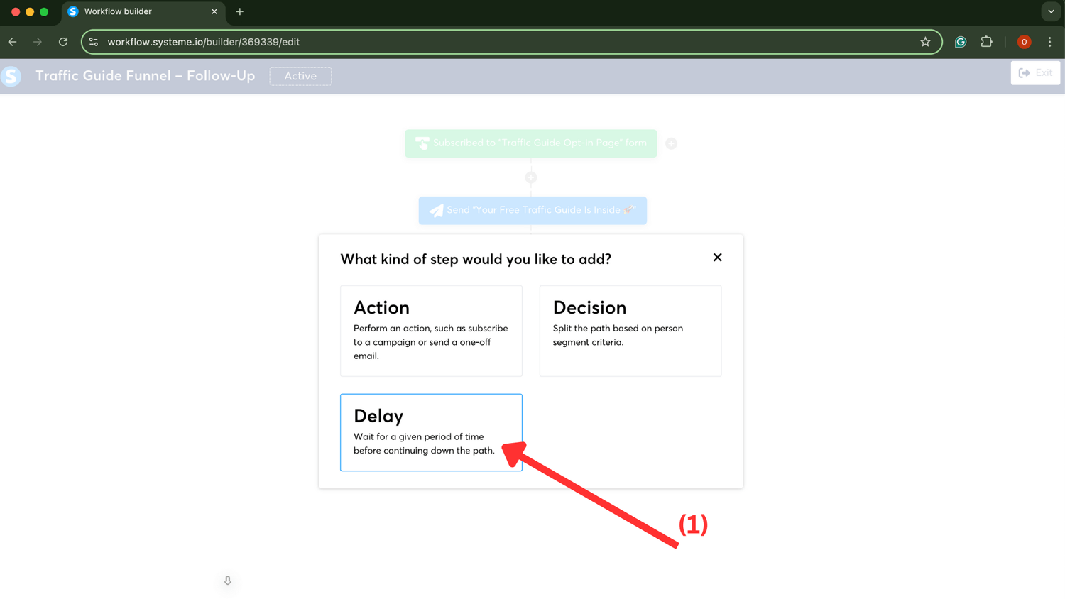 Add an email follow-up 3