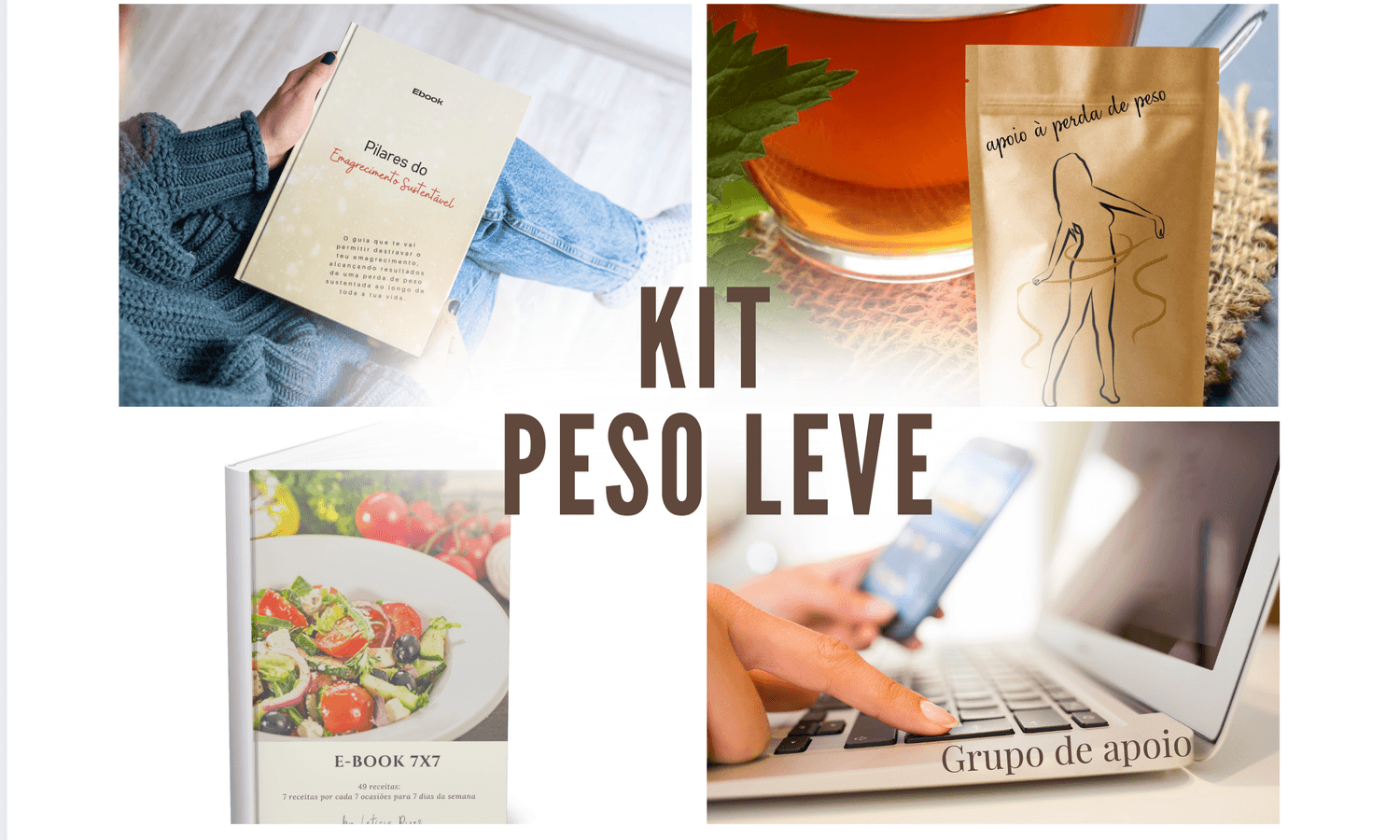 🌿 Kit Peso Leve — Perde peso de forma natural, consciente e sustentável