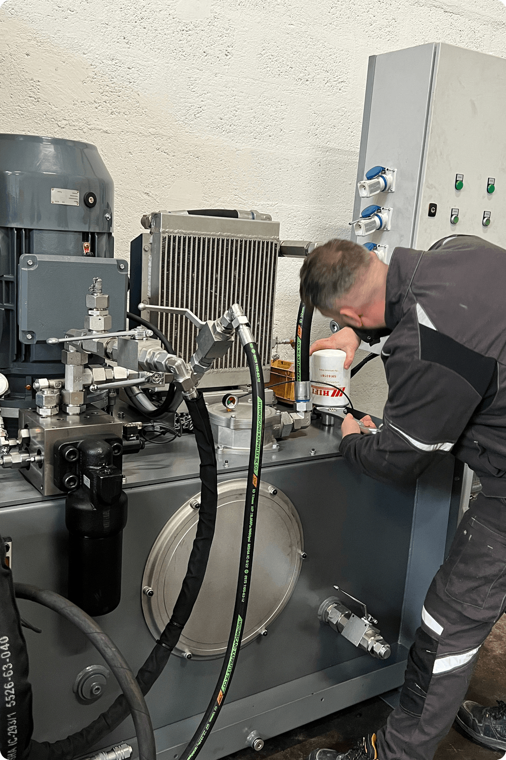 intervention installation hydraulique soudure