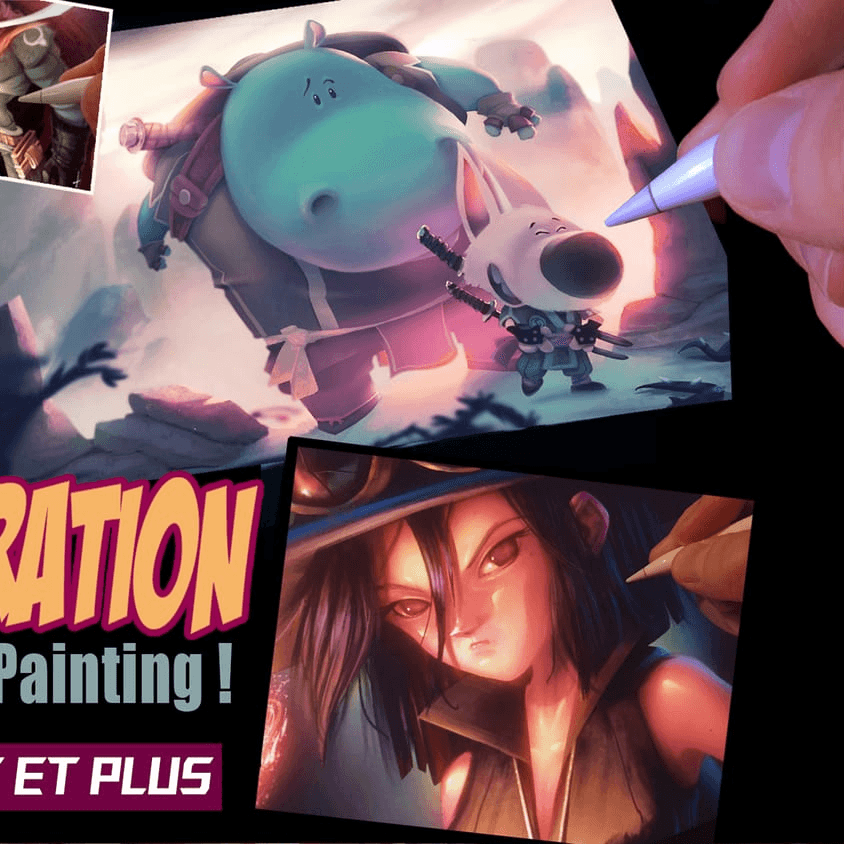 Illustration couleur en DigitalPainting