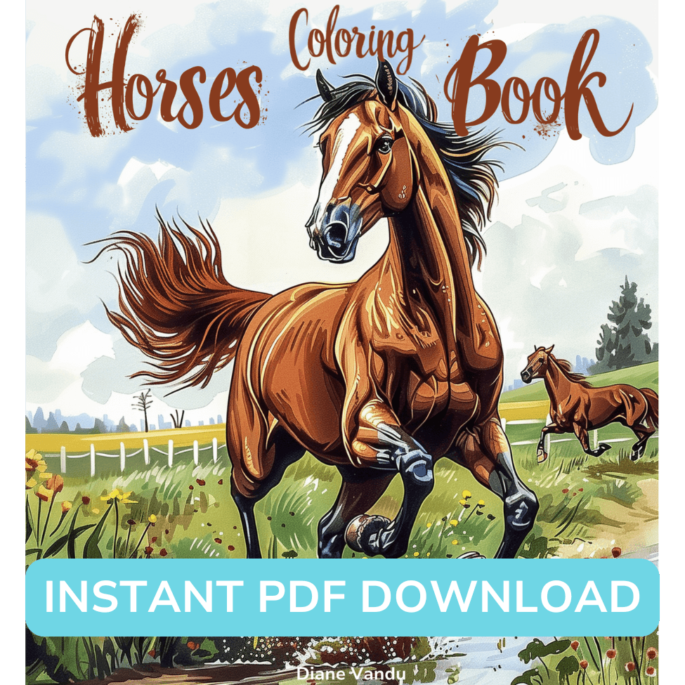 free horses coloring pages
