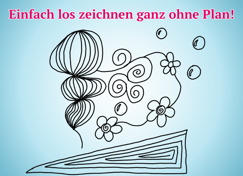 Eine fertige Sketchnote Zeichnung in einem Notizbuch für besseres Erinnern wenn du später die Notizen anschaust