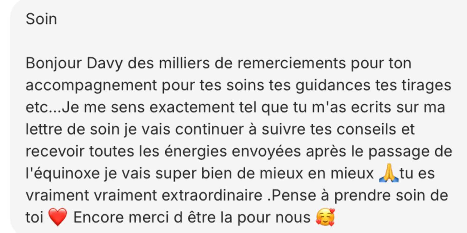 Avis client