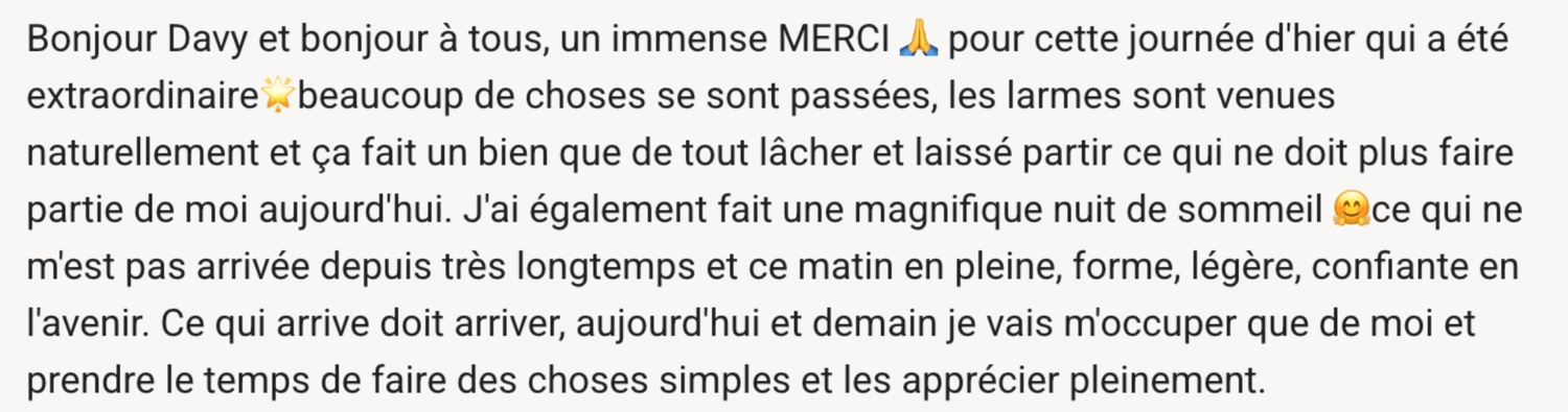 Avis client