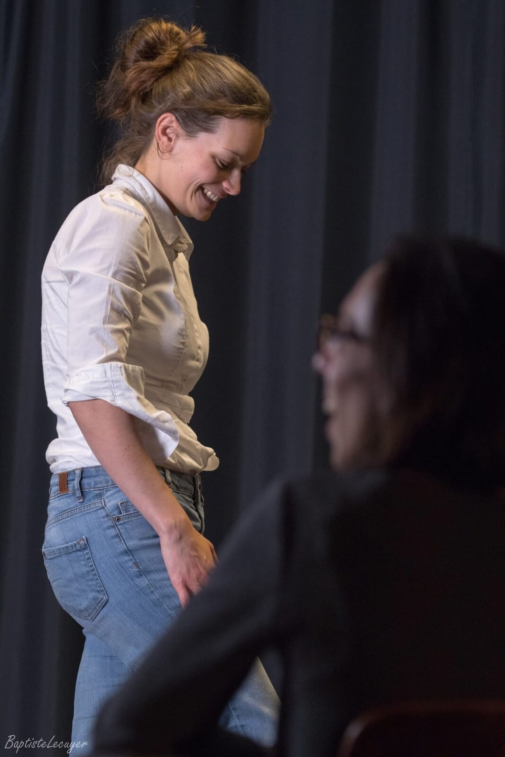 Solène Murphy Gaonach en improvisation face à un partenaire de jeu