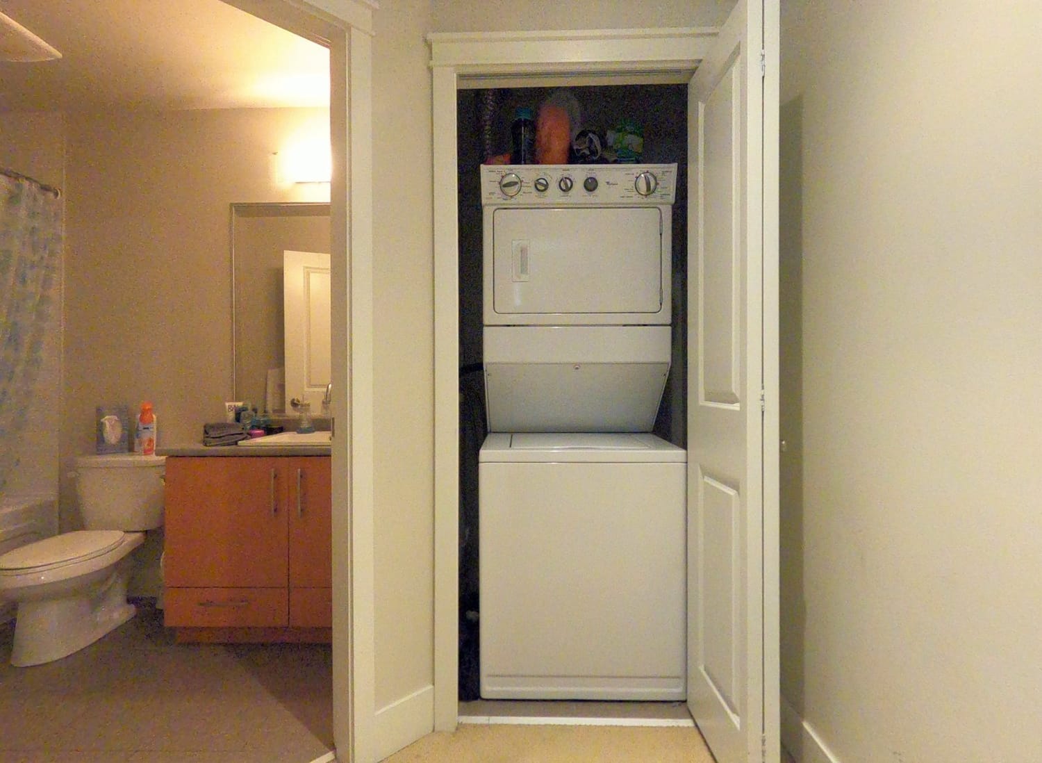 Coach house in-suite washer and dryer, South Surrey
