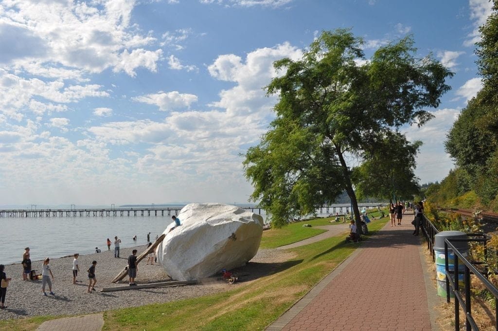 Famous White Rock on the beach, White Rock BC