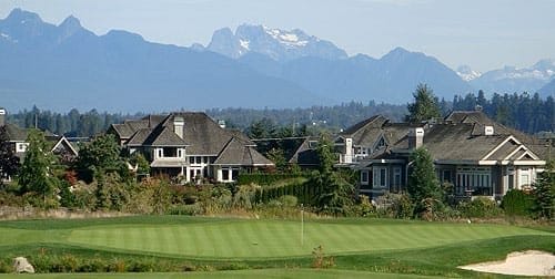 Morgan Creek golf course and homes, South Surrey