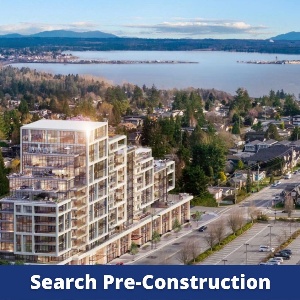Search pre-construction homes in South Surrey