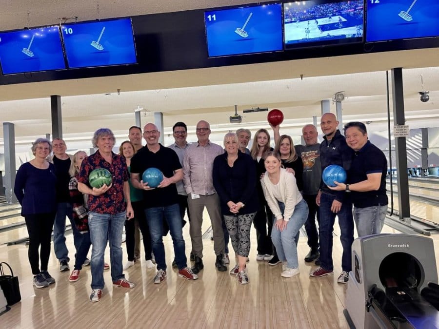Client bowling event