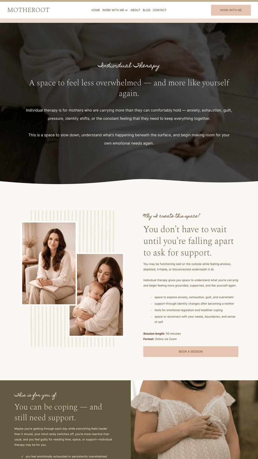 Motheroot Systeme.io Website Template 06
