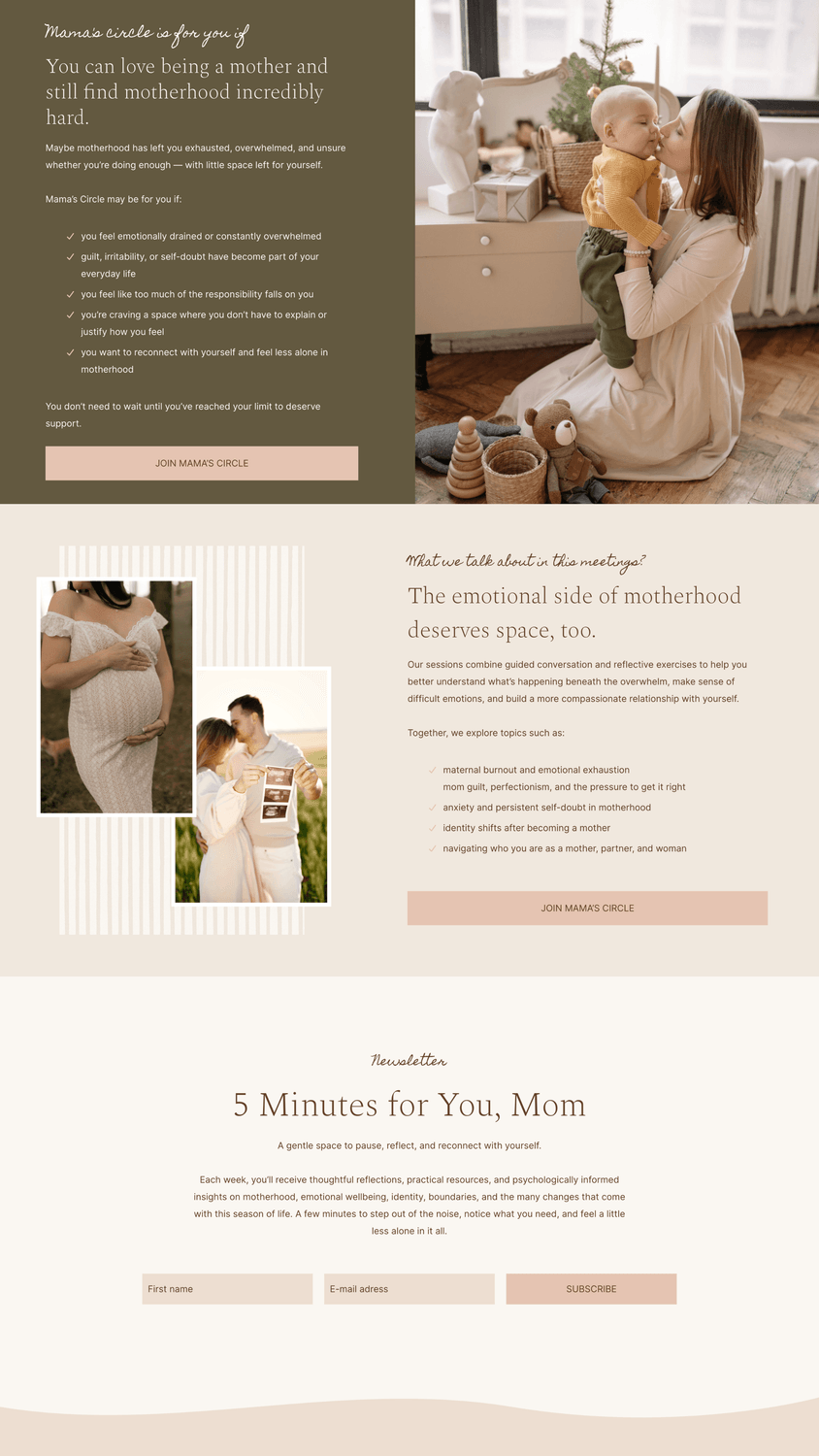 Motheroot Systeme.io Website Template 09