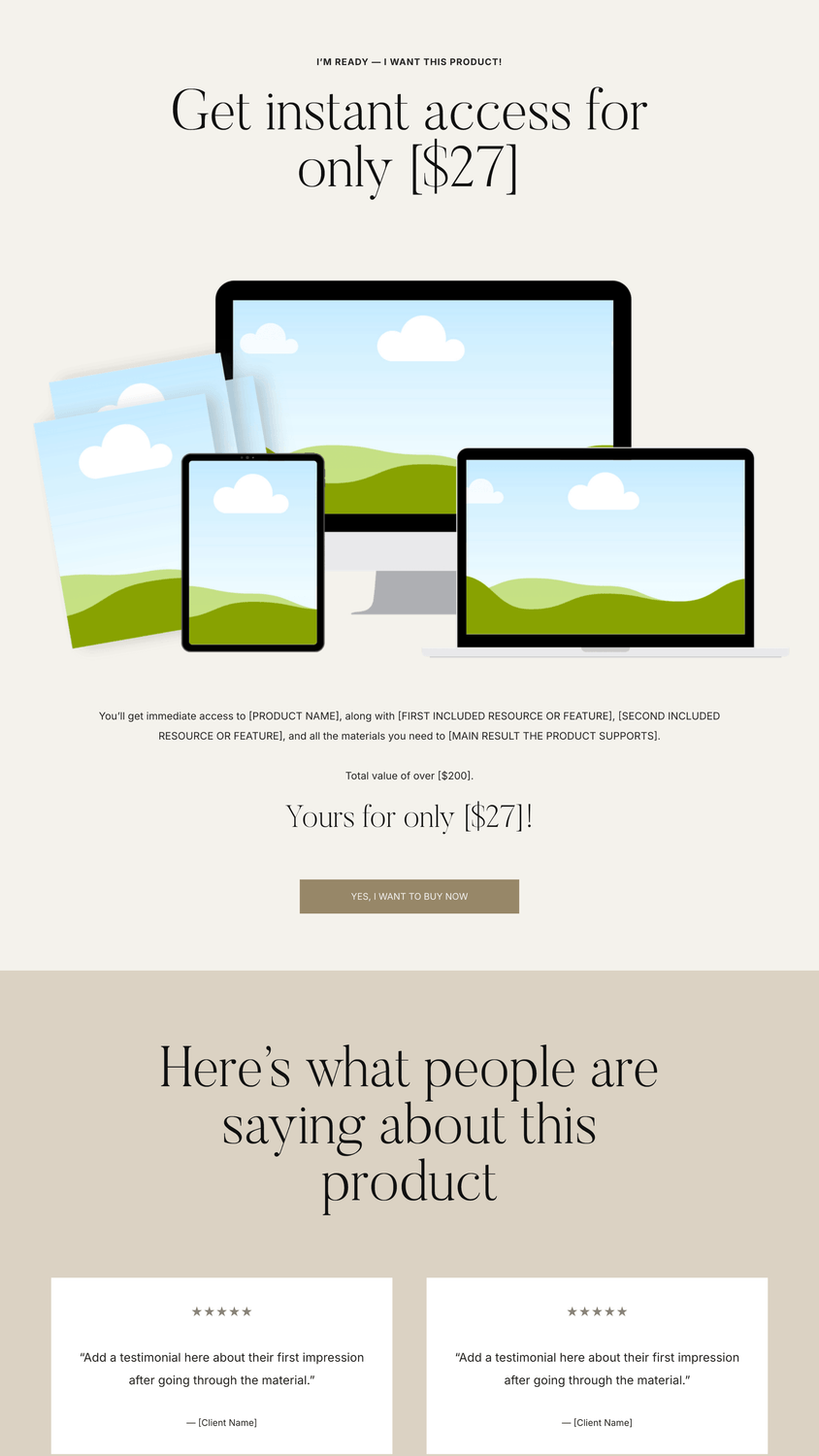 Universal Sales Page Funnel 08