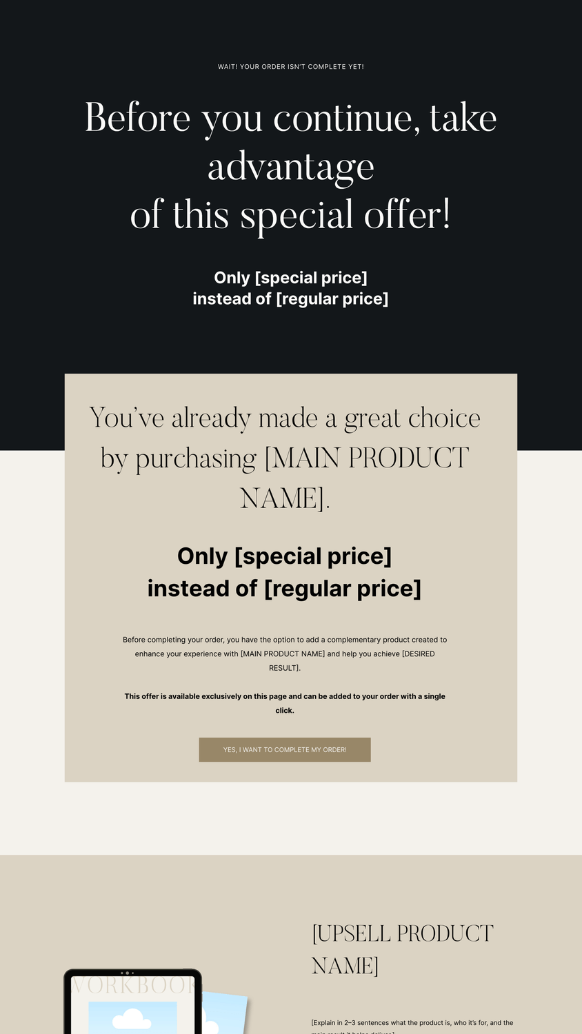 Universal Sales Page Funnel 10
