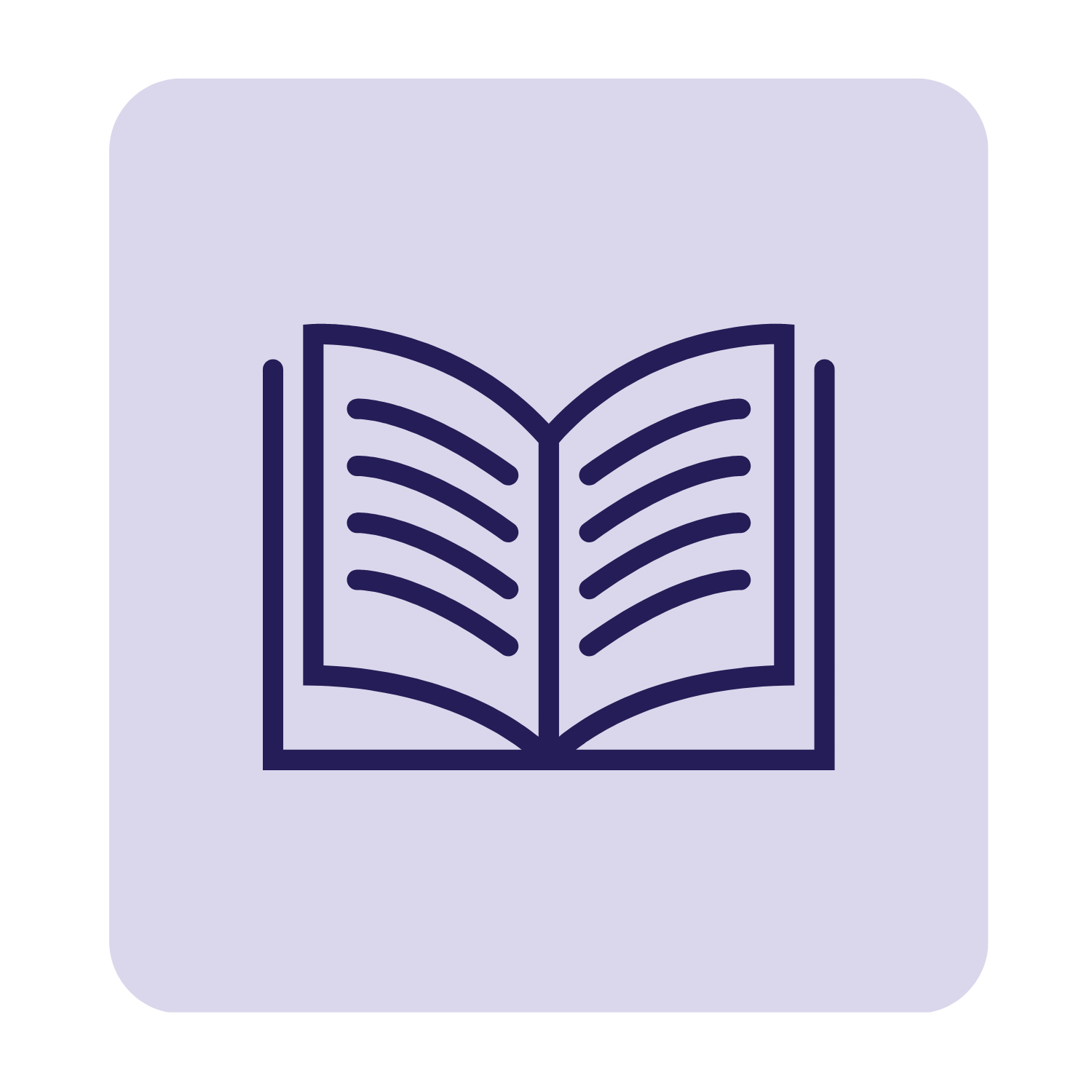 ícono libro abierto