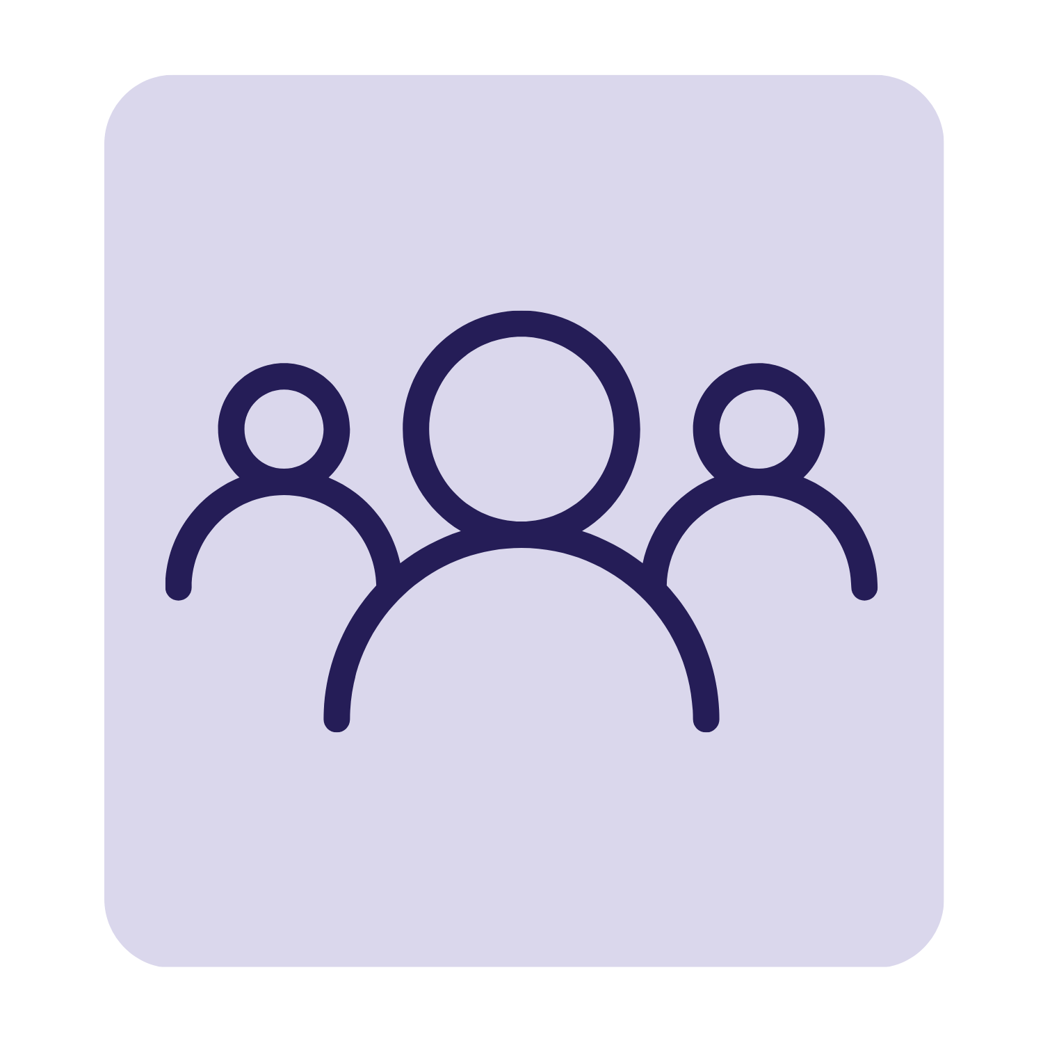ícono 3 personas