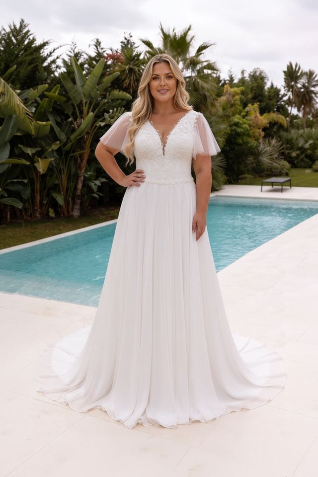 robe de mariée femme ronde nantes