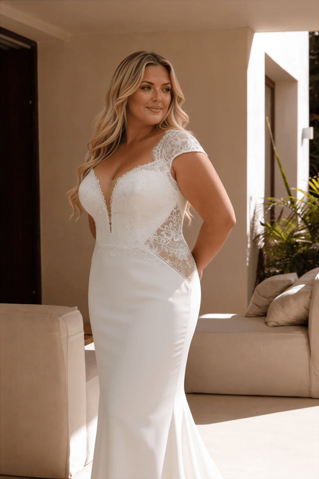 robe de mariée grande taille 48 nantes