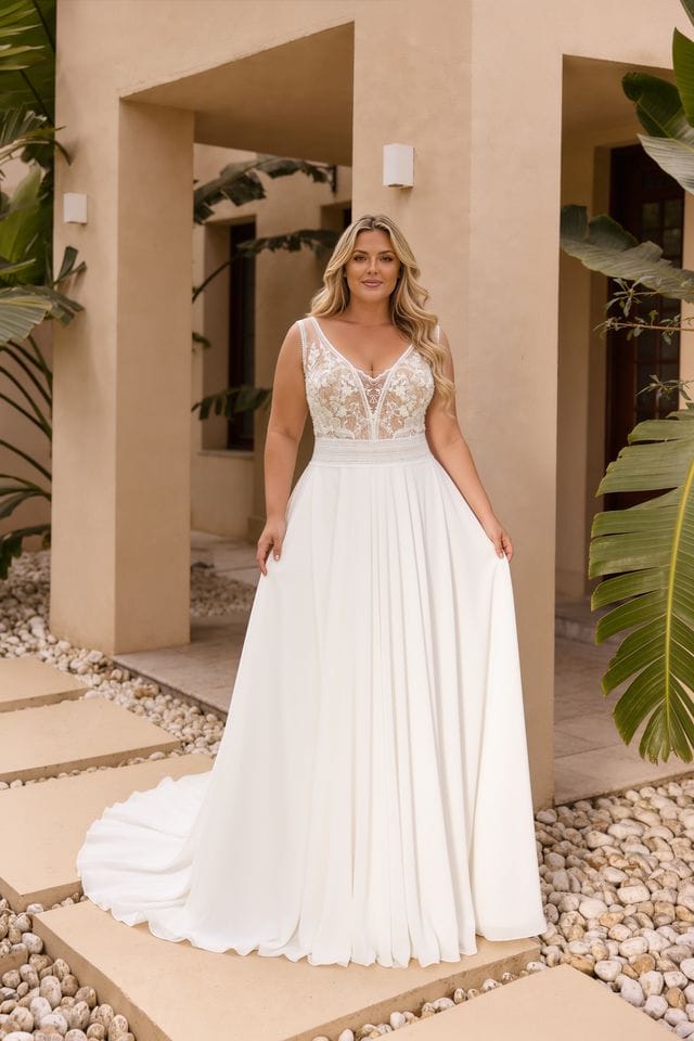 robe de mariée grande taille 54 nantes