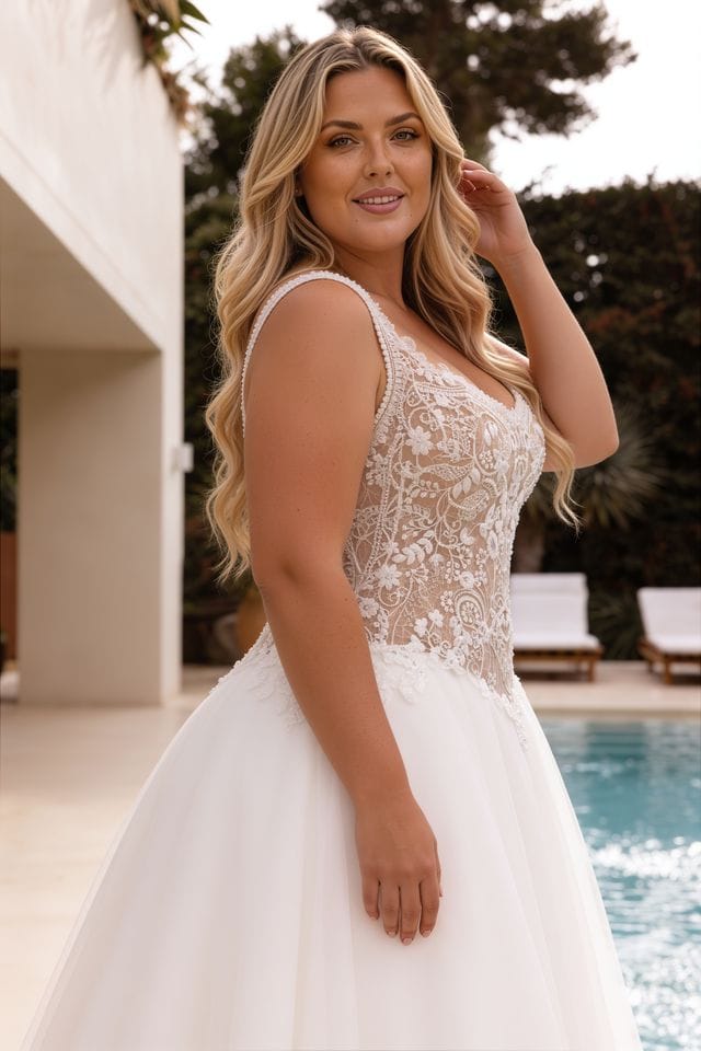 robe de mariée grande taille nantes