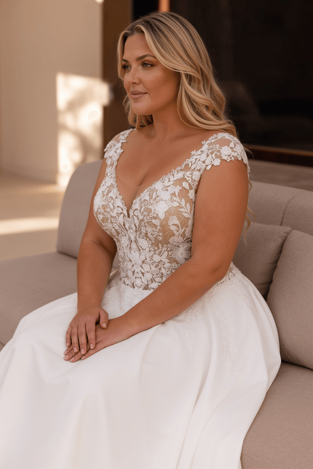 robe de mariée grande taille nantes