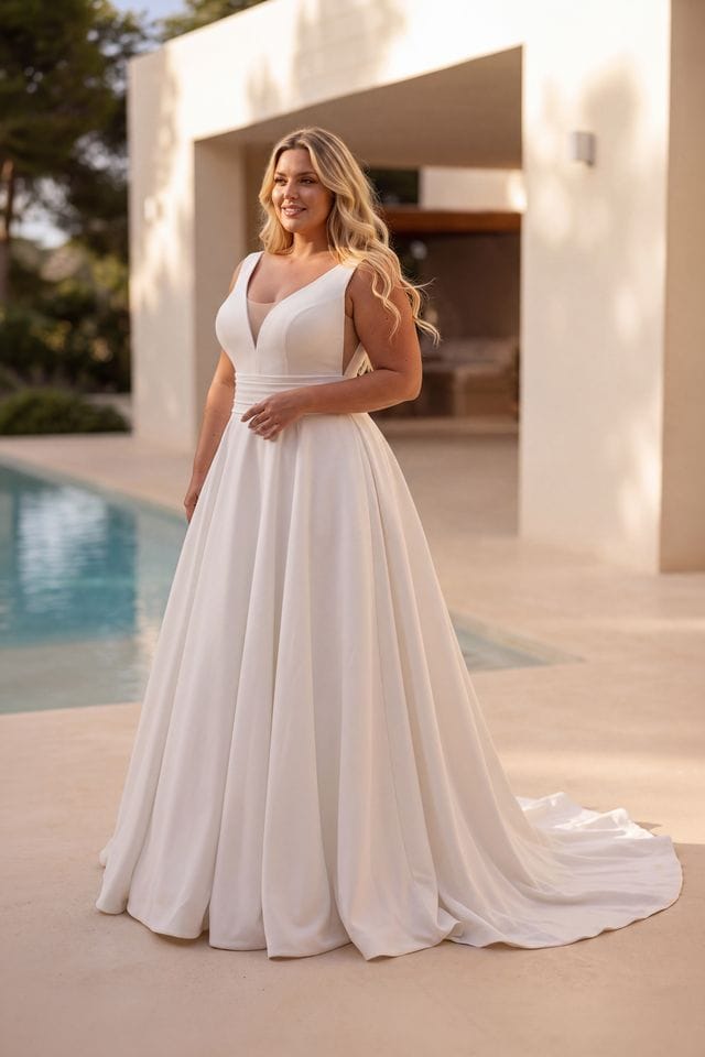 robe de mariée grande taille 52 nantes