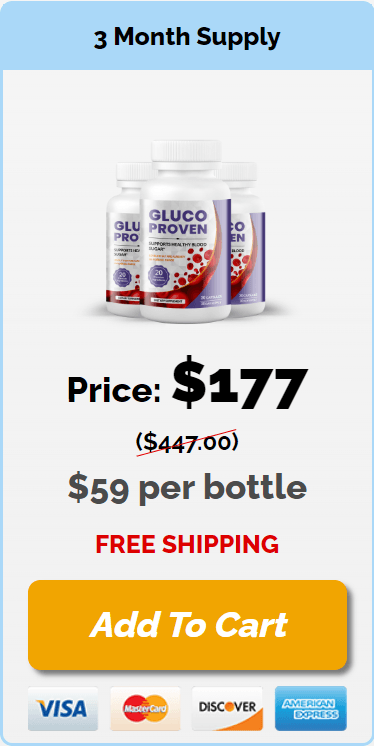 Gluco proven buy 3 bottles