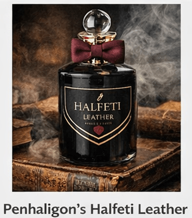 Penhaligons Halfeti Leather perfume inspired by Xaden and Basgiath