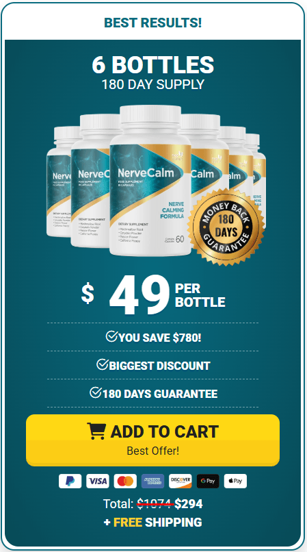 nerve calm buy now 6 bottles